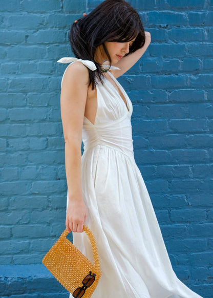Biarritz Dress in White
