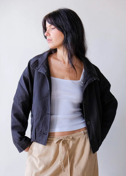Donnie Pleated Jacket