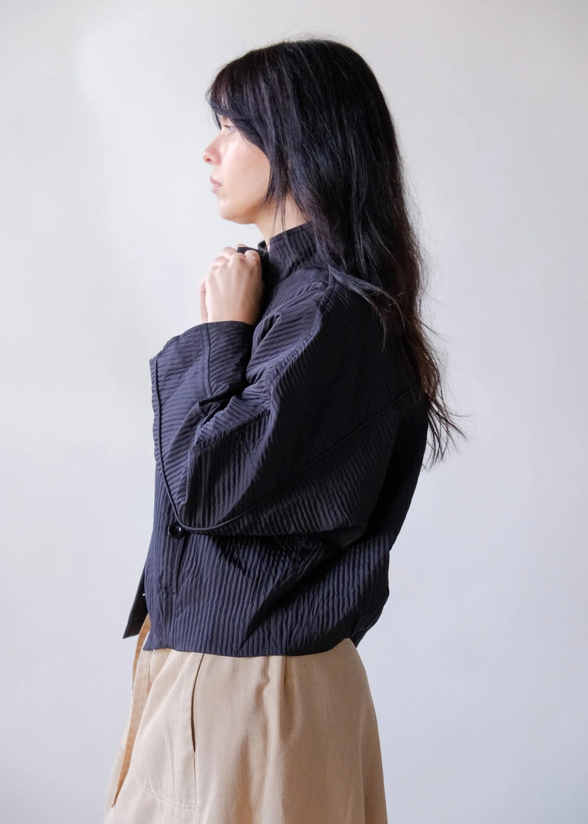 Donnie Pleated Jacket