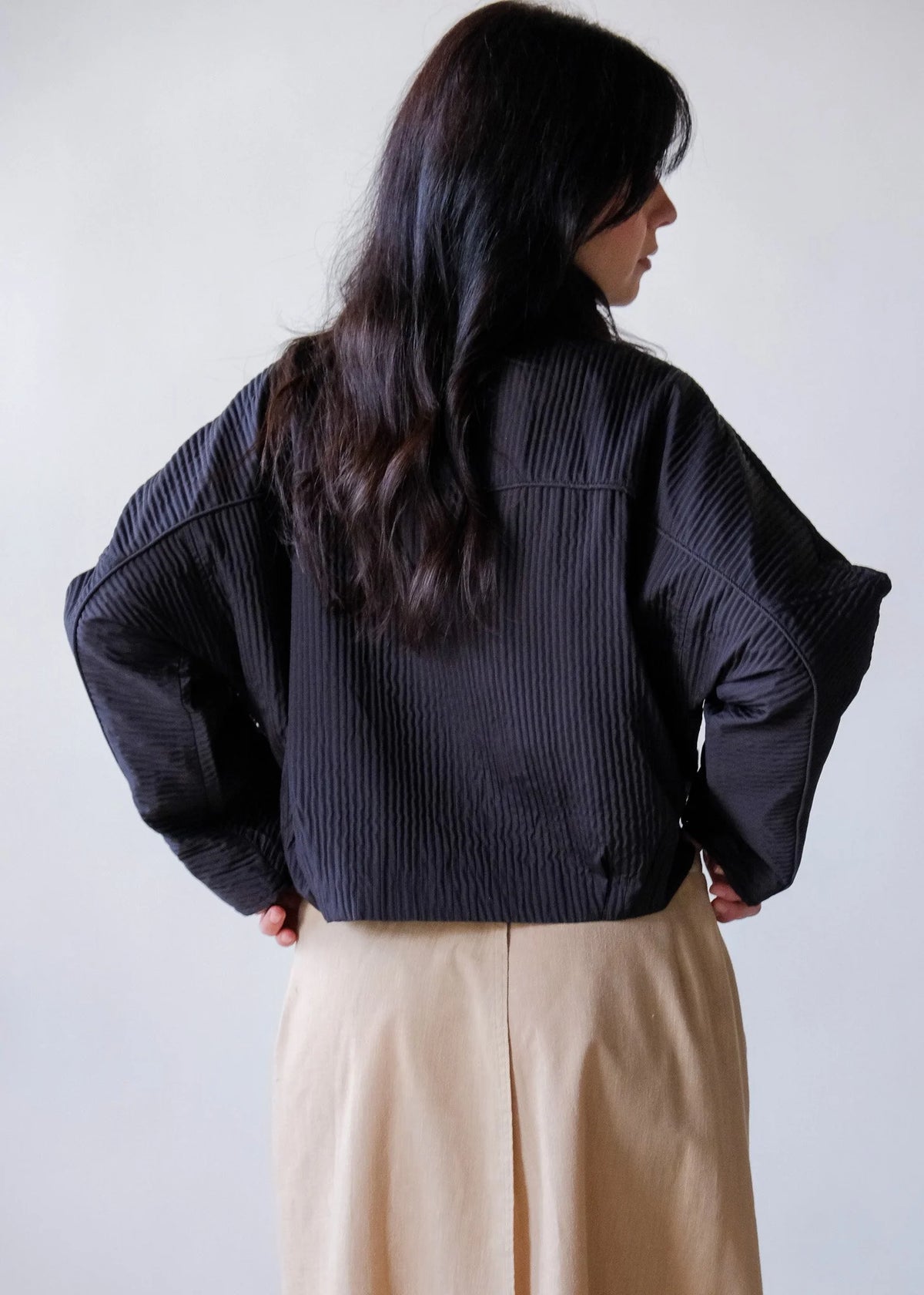 Donnie Pleated Jacket