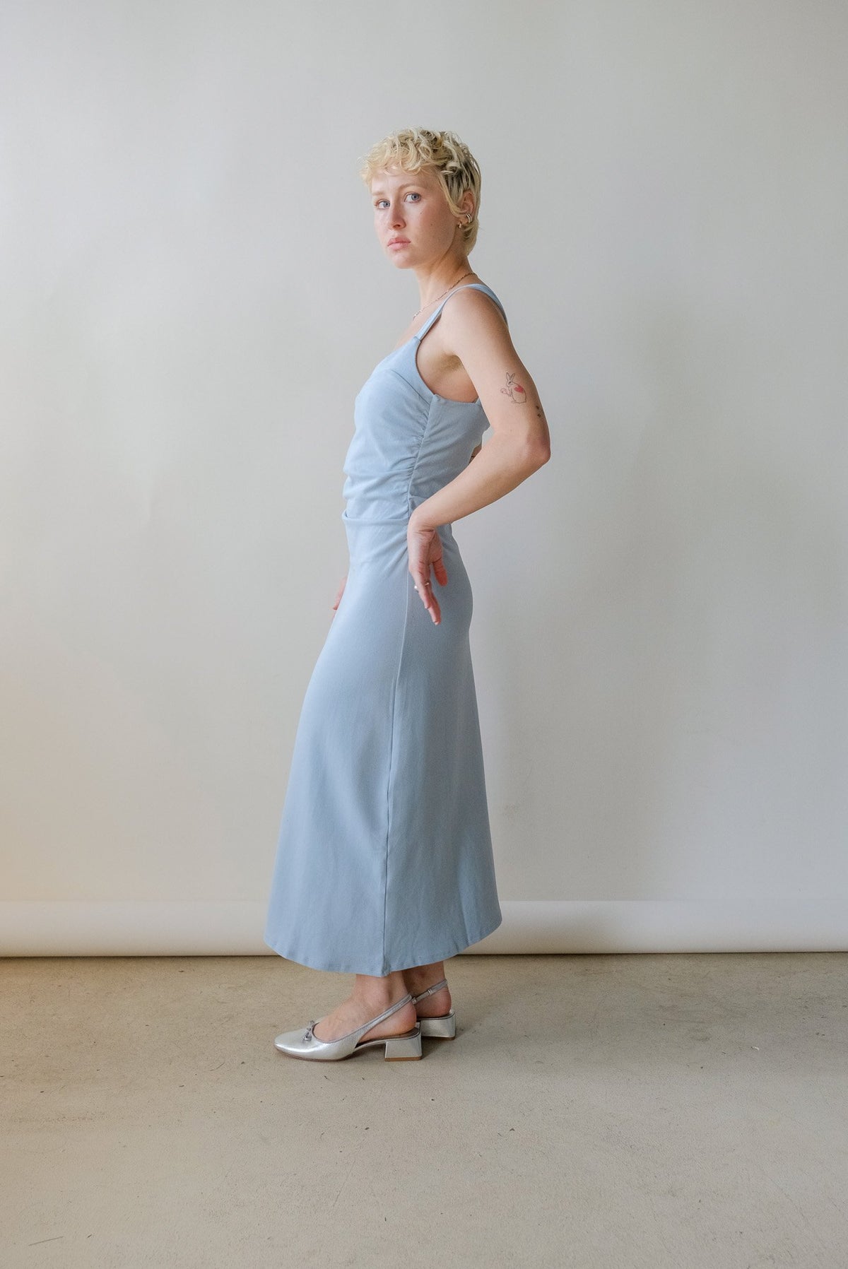 Mabel Dress in Glacier