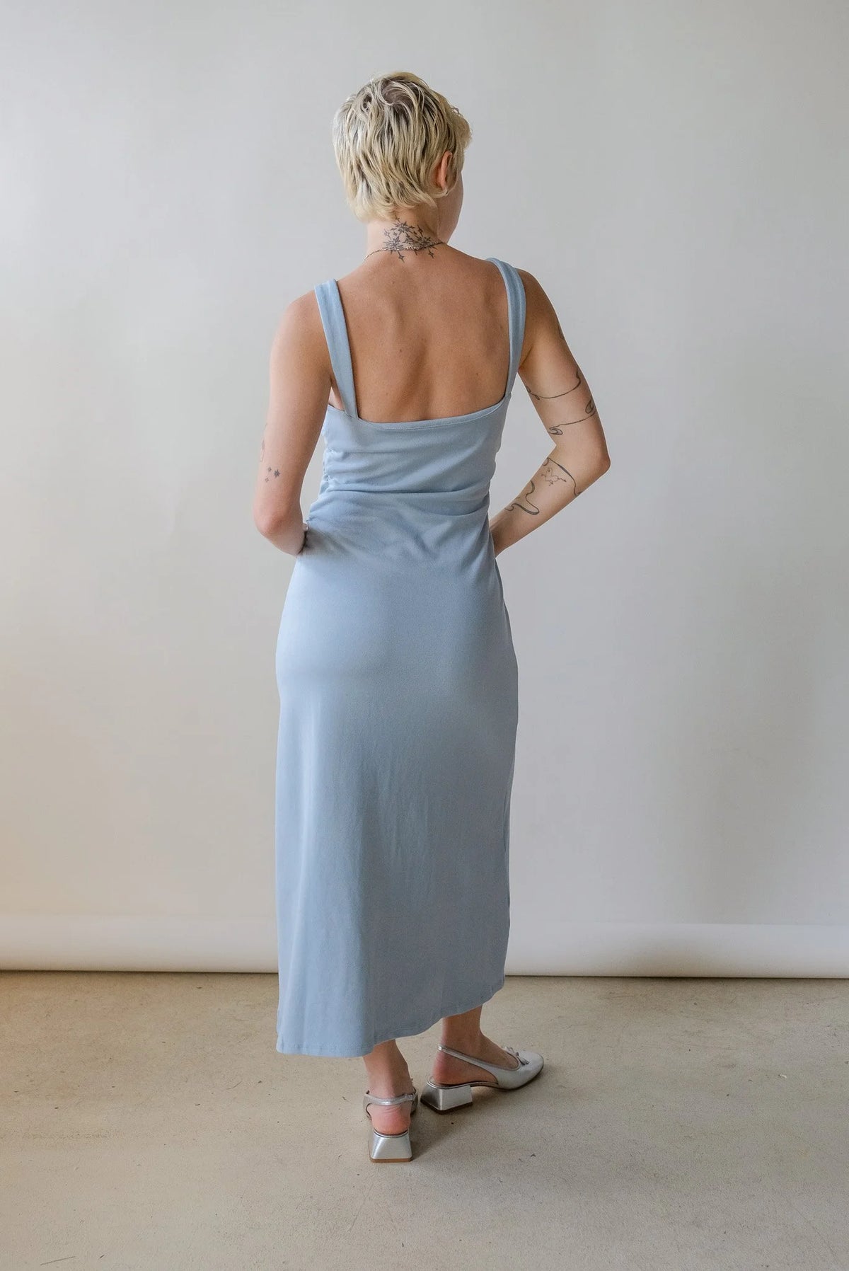 Mabel Dress in Glacier
