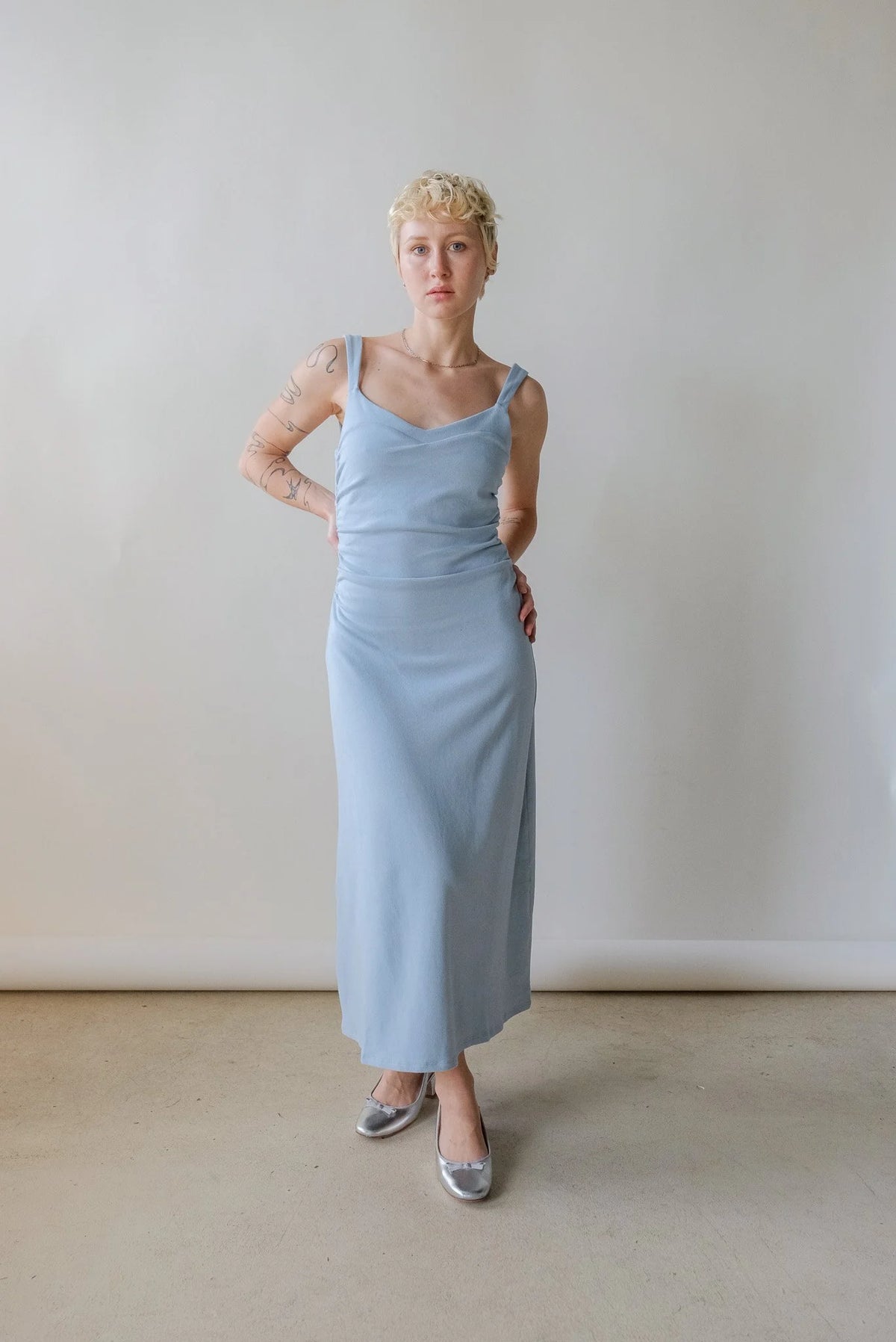 Mabel Dress in Glacier