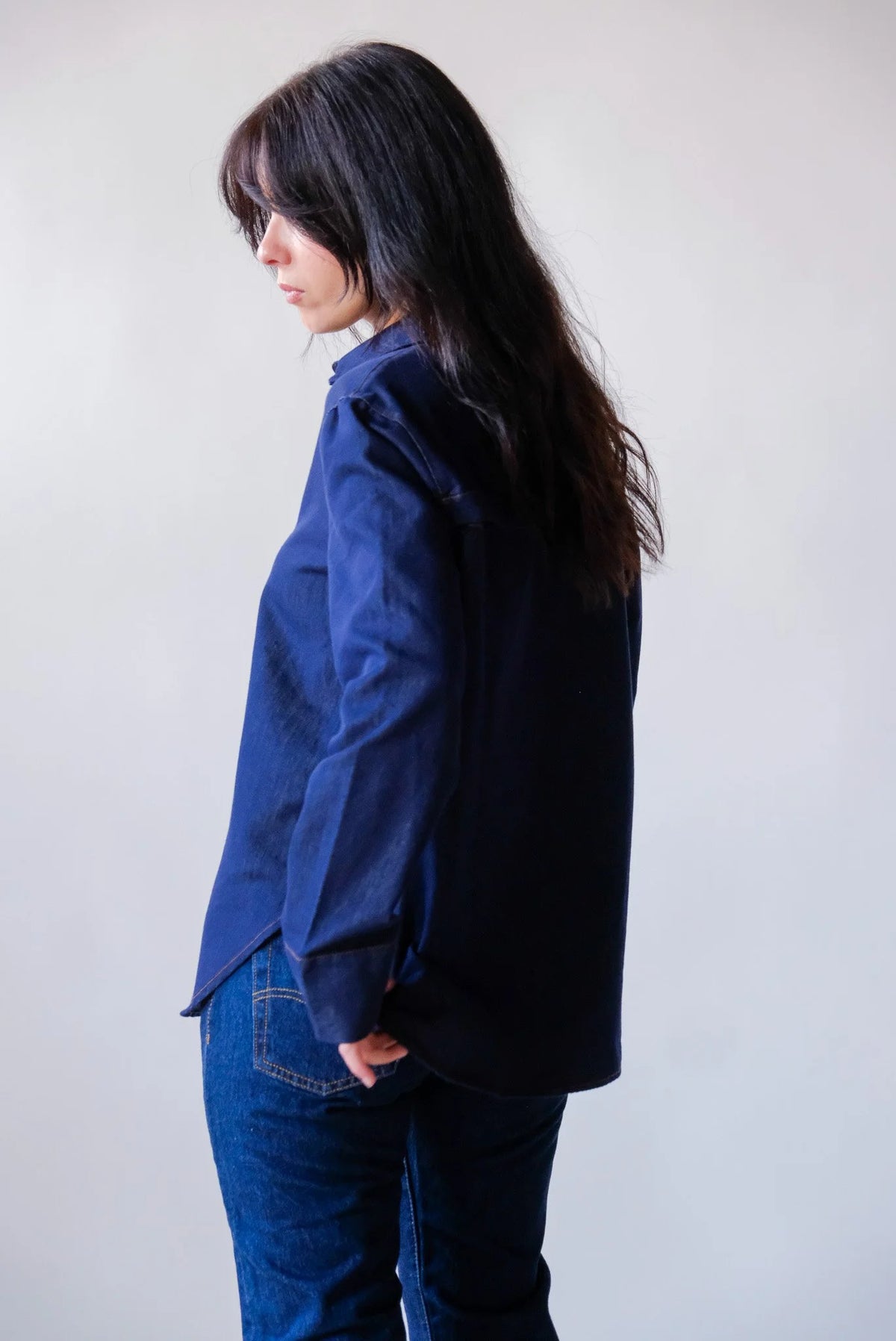 Henri Denim Henley