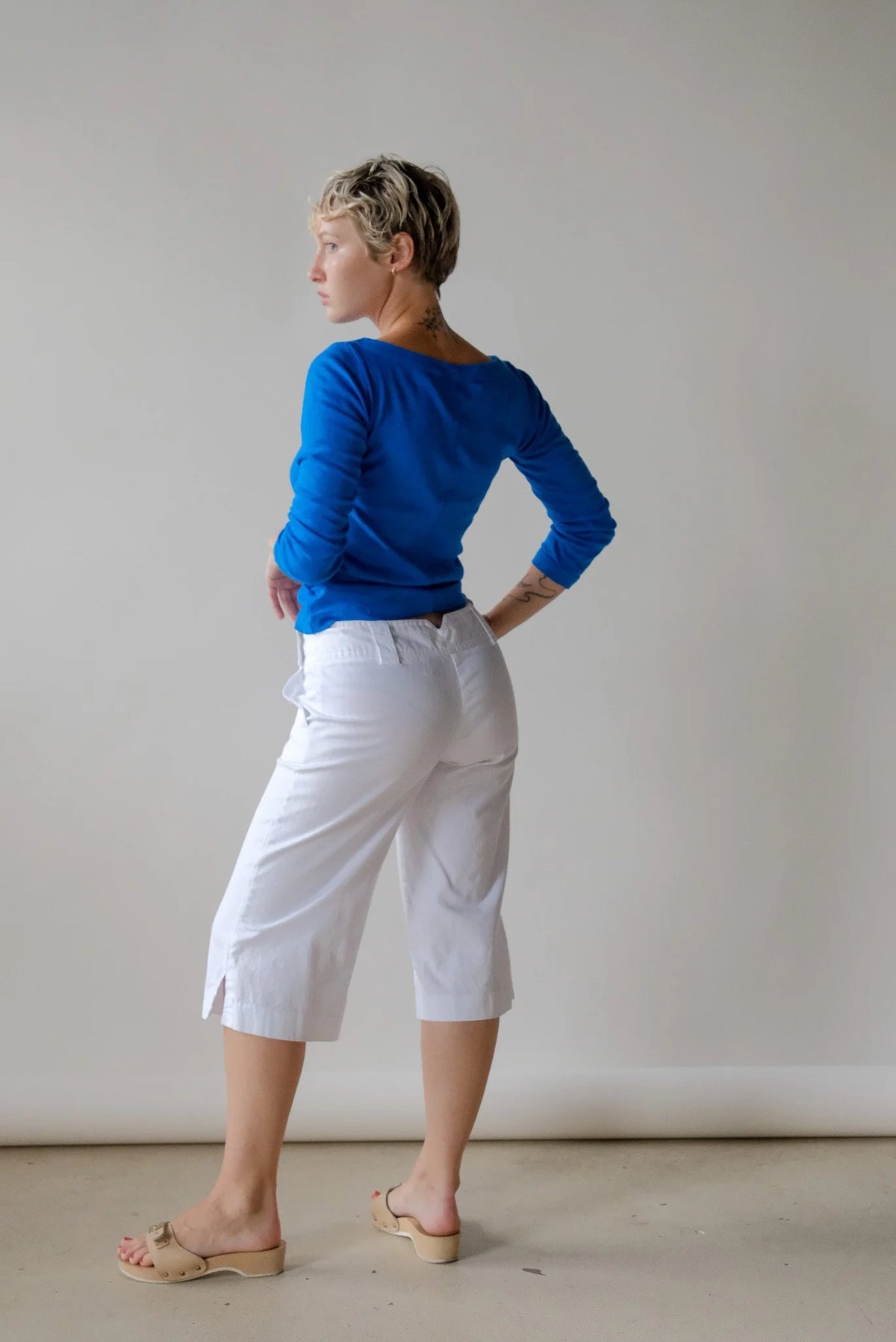 Bateau Top in Cobalt