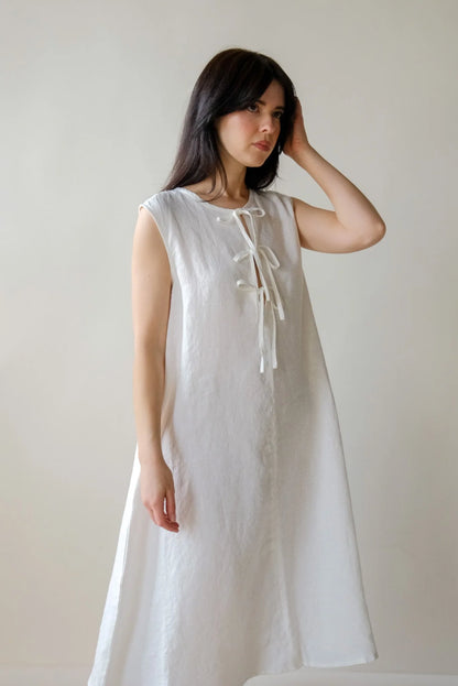 Cara Dress in White