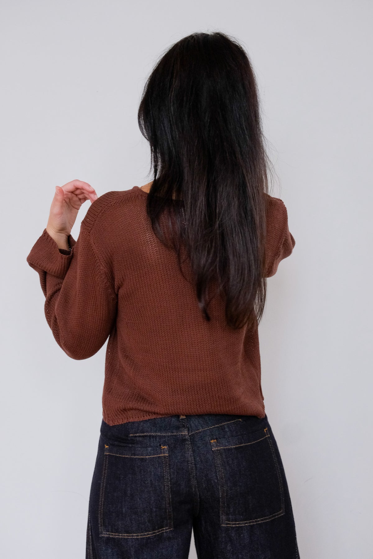 Morgan Cardigan in Chocolate