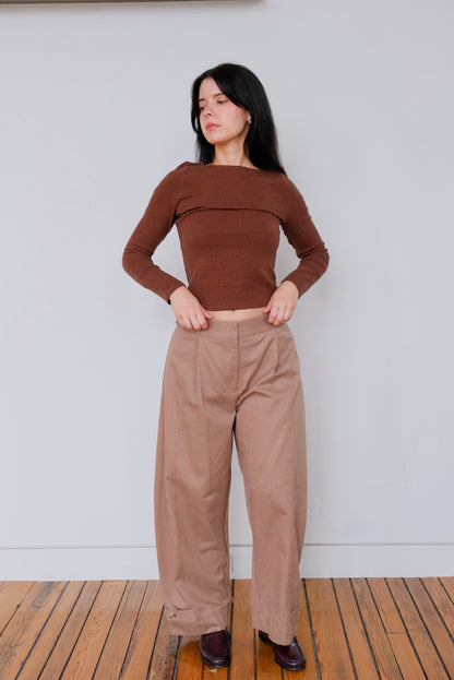 Alex Khaki Barrel Pant
