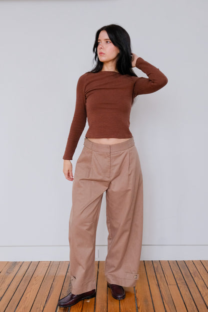Alex Khaki Barrel Pant