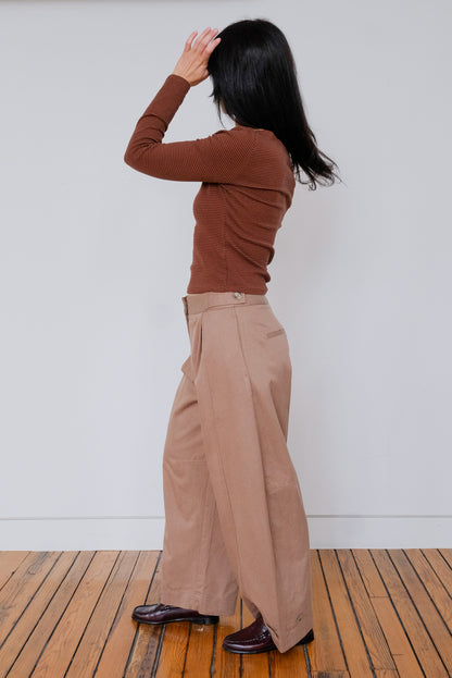 Alex Khaki Barrel Pant