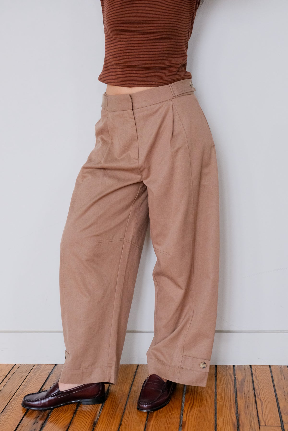 Alex Khaki Barrel Pant