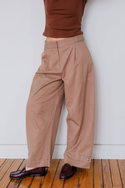 Alex Khaki Barrel Pant