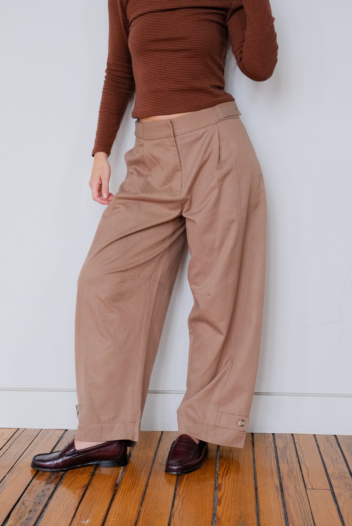 Alex Khaki Barrel Pant