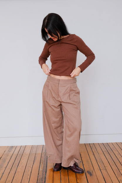 Alex Khaki Barrel Pant