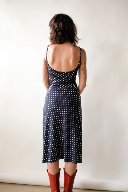 Scoop Back Cami - Domino Dot