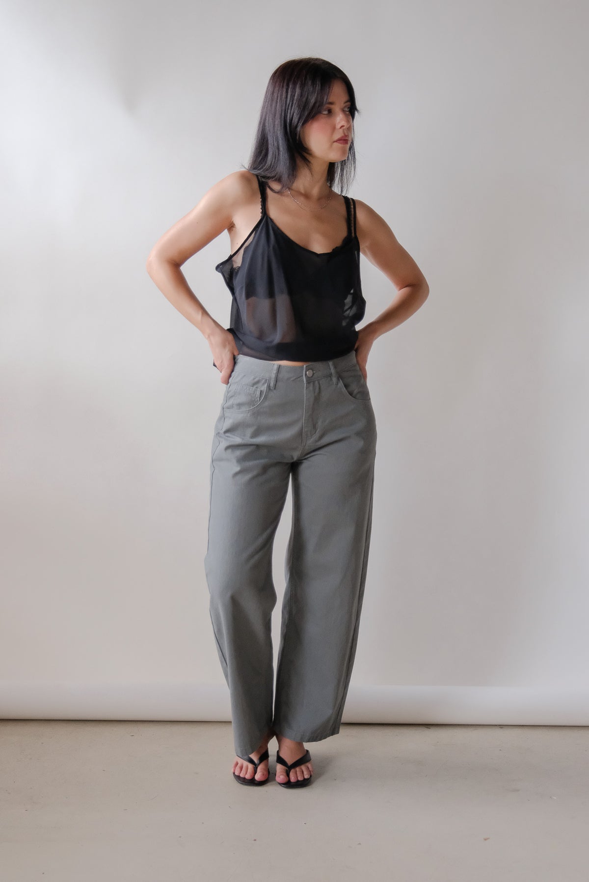 Jane Barrel Trouser