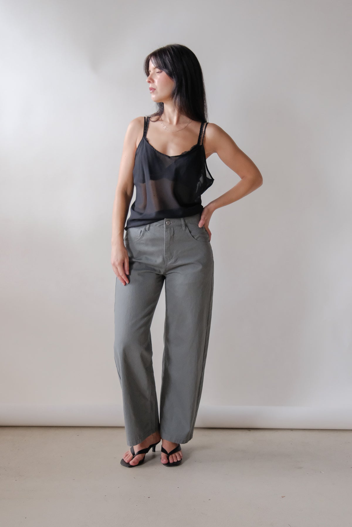 Jane Barrel Trouser
