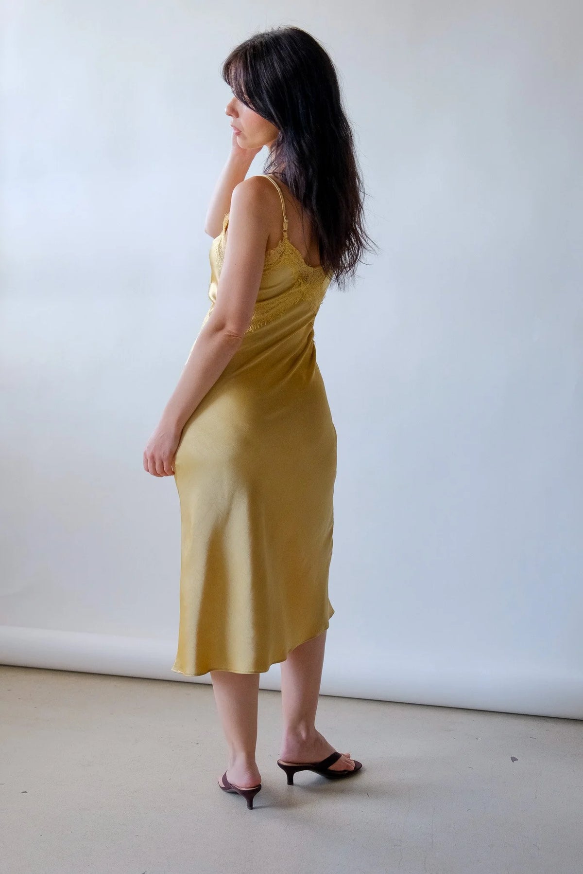 Fiona Slip Dress in Daffodil