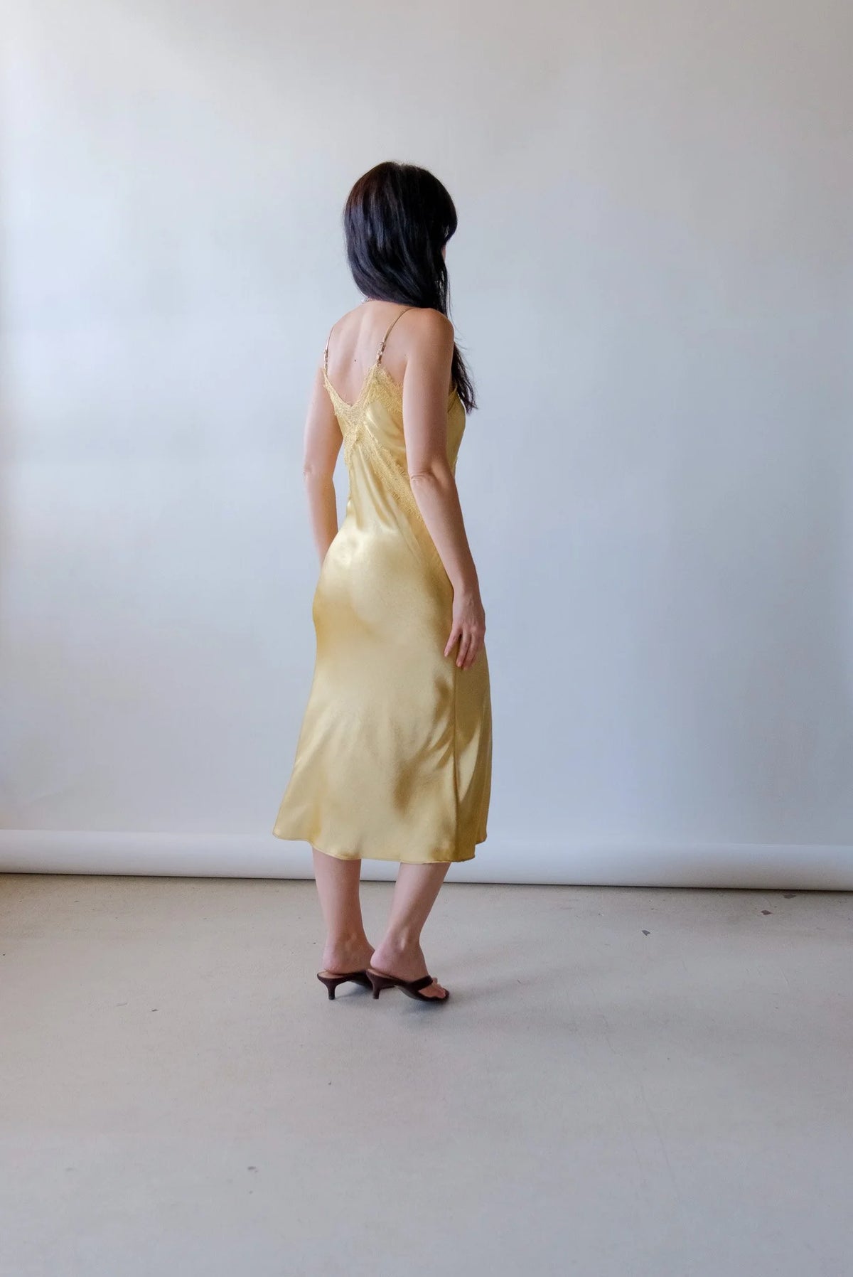 Fiona Slip Dress in Daffodil