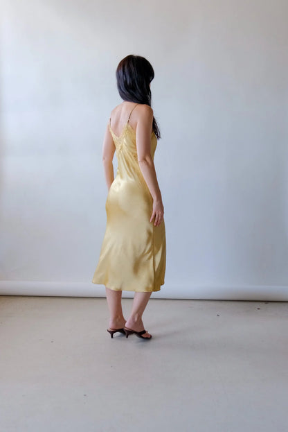 Fiona Slip Dress in Daffodil