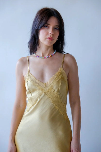 Fiona Slip Dress in Daffodil