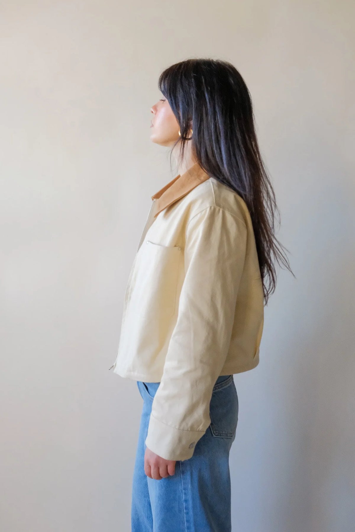 Laurel Canvas Crop Jacket