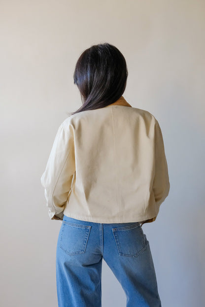 Laurel Canvas Crop Jacket