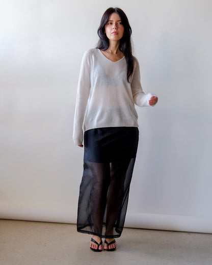 Valen Sheer Slip Skirt