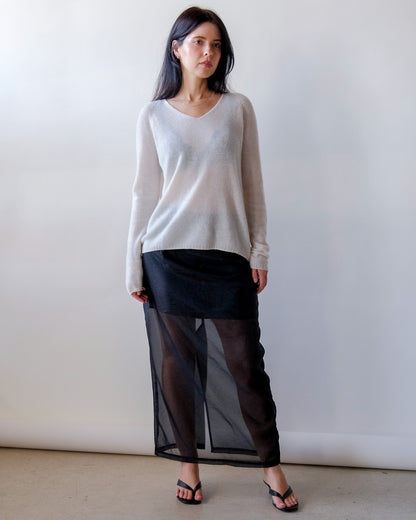 Valen Sheer Slip Skirt
