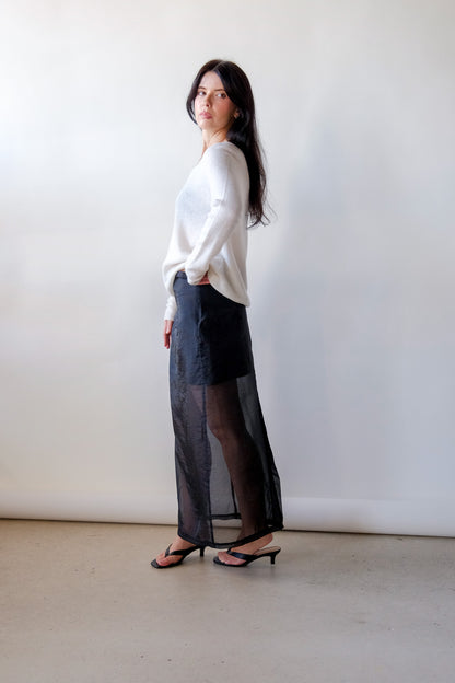 Valen Sheer Slip Skirt