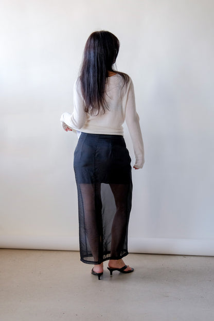 Valen Sheer Slip Skirt