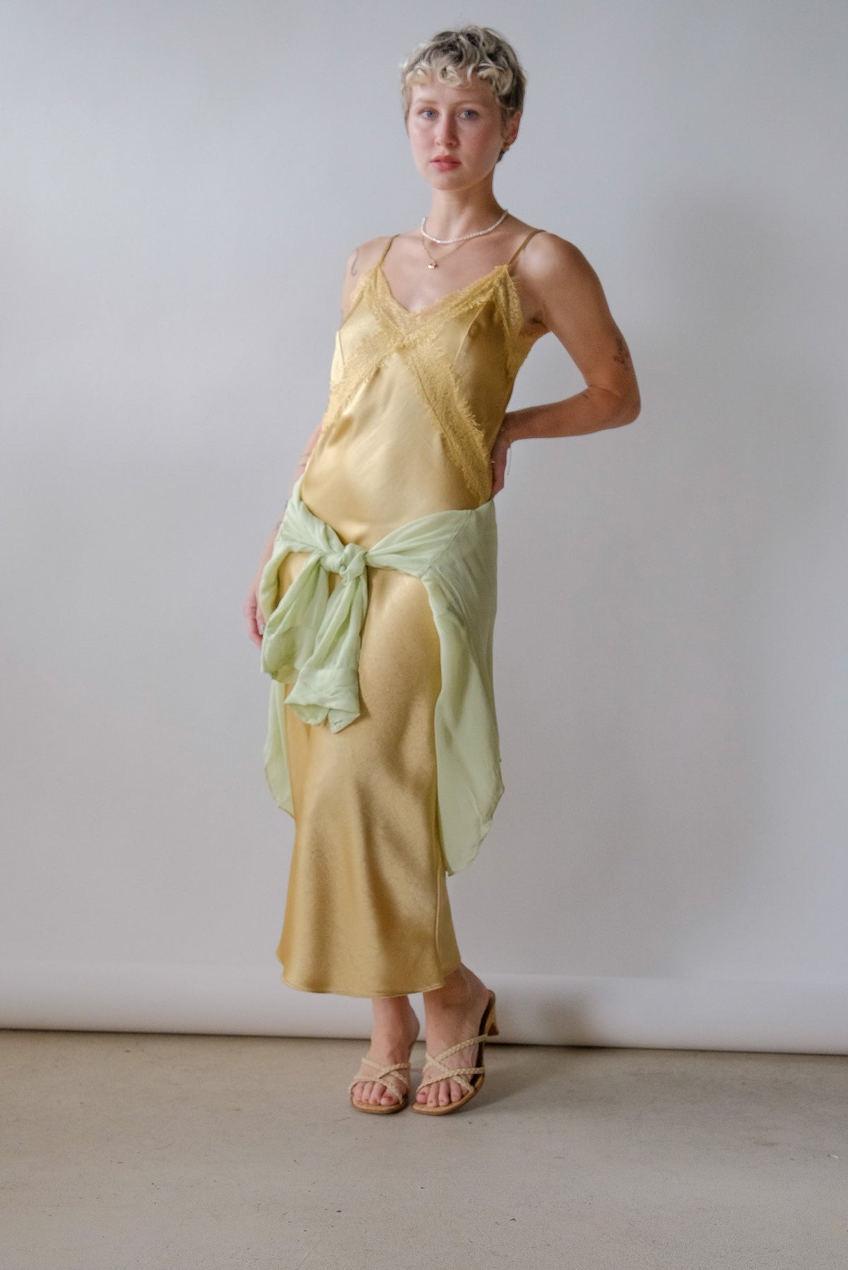 Sheer Lime Blouse
