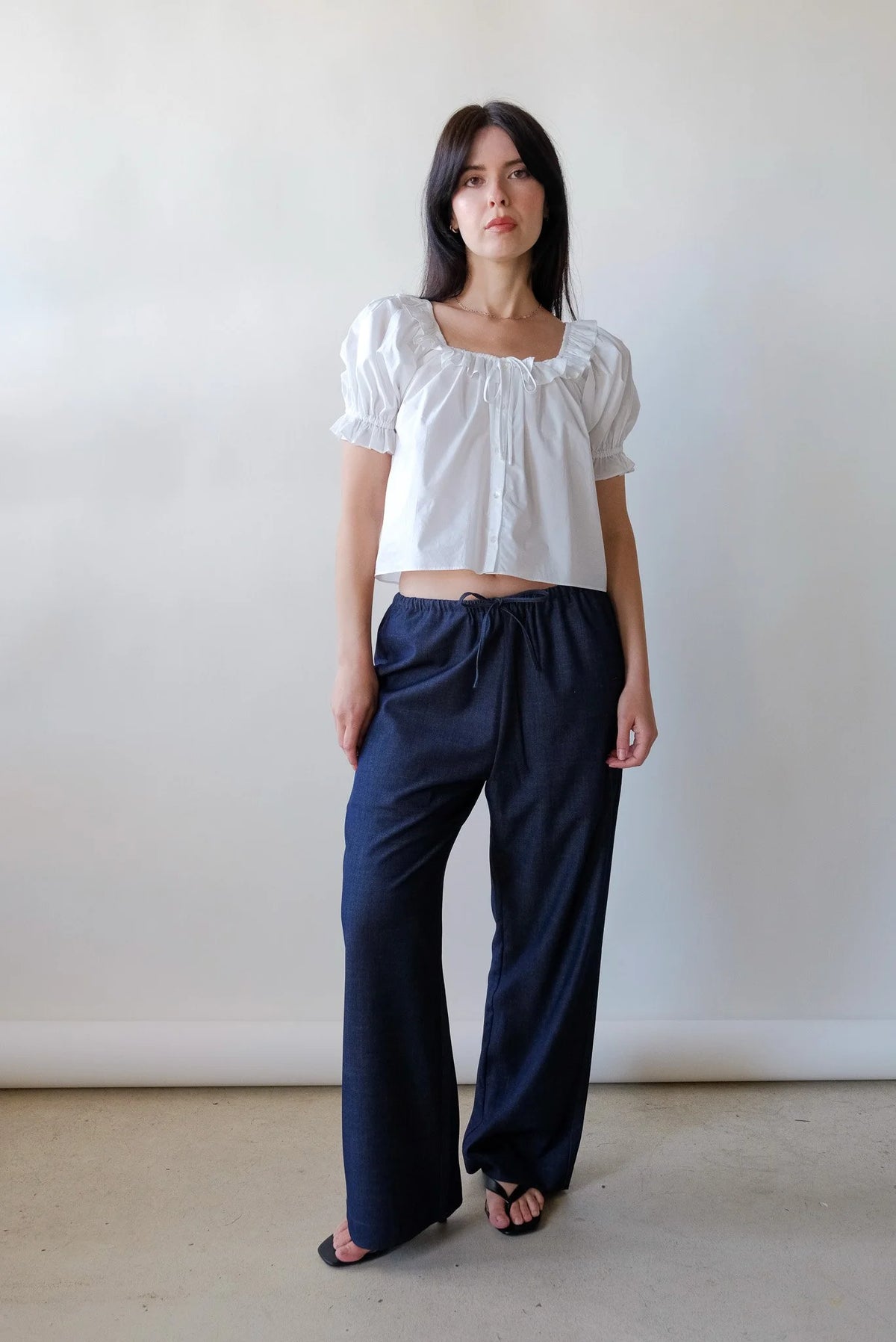 Mijeong Park Denim Drawstring Pants