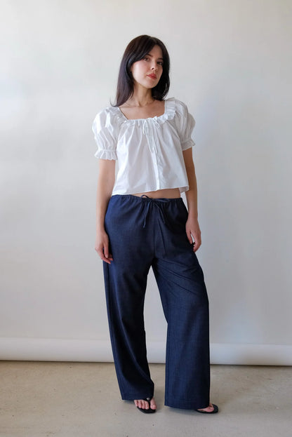 Mijeong Park Denim Drawstring Pants