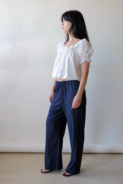 Mijeong Park Denim Drawstring Pants