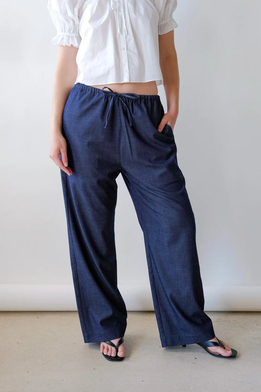 Mijeong Park Denim Drawstring Pants