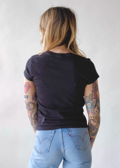 LA Relaxed Bebe Organic Tee - Black