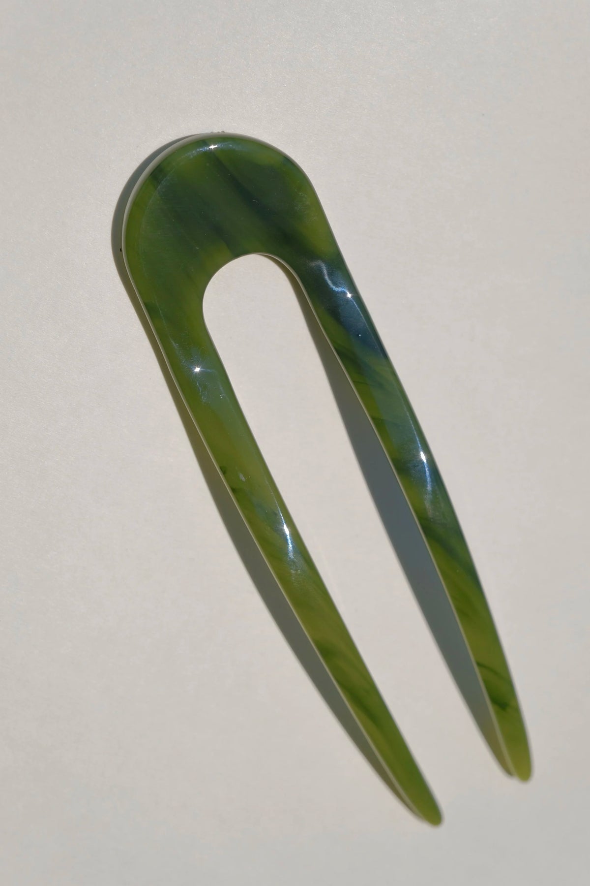 Machete French Hair Pin - Algae