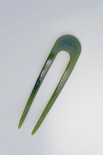 Machete French Hair Pin - Algae