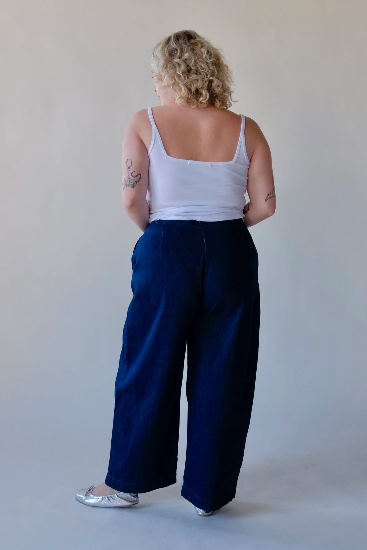Square Organic Camisole in White