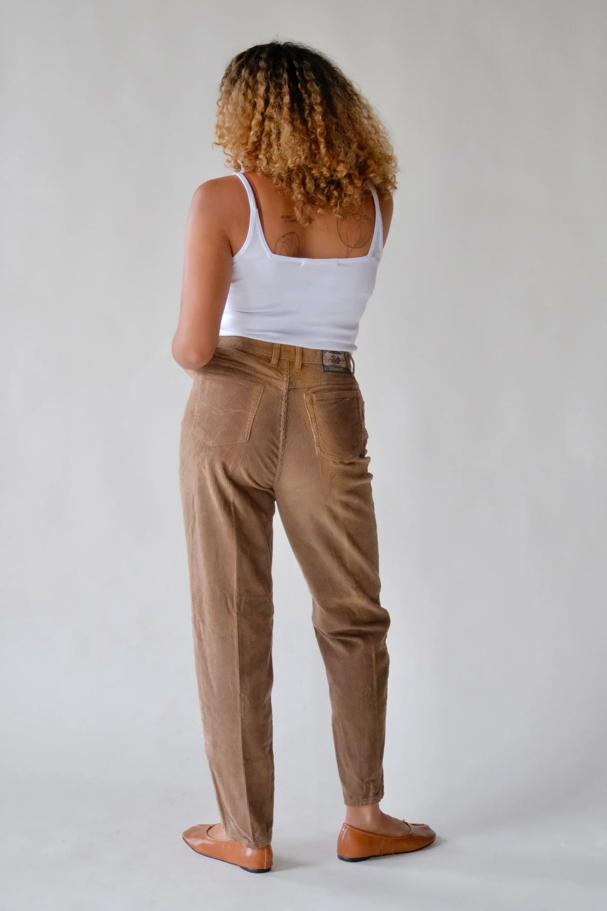 Square Organic Camisole in White