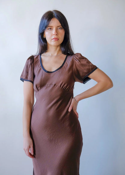 Chocolate Stephanie Dress