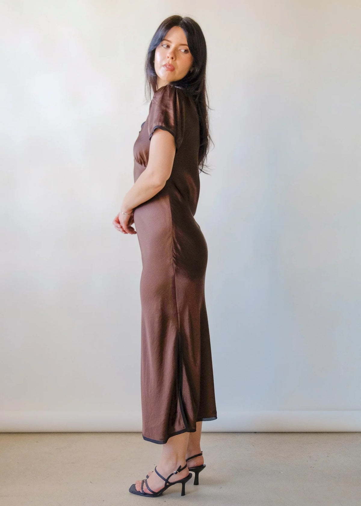 Chocolate Stephanie Dress