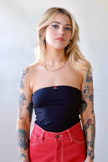 Rat Boi Contour Tube Top - Onyx