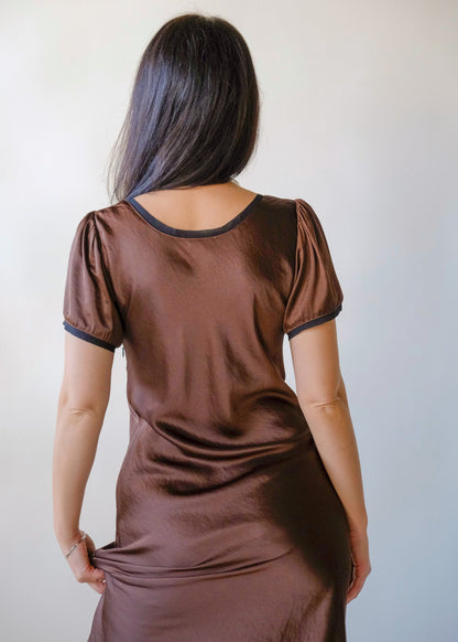 Chocolate Stephanie Dress