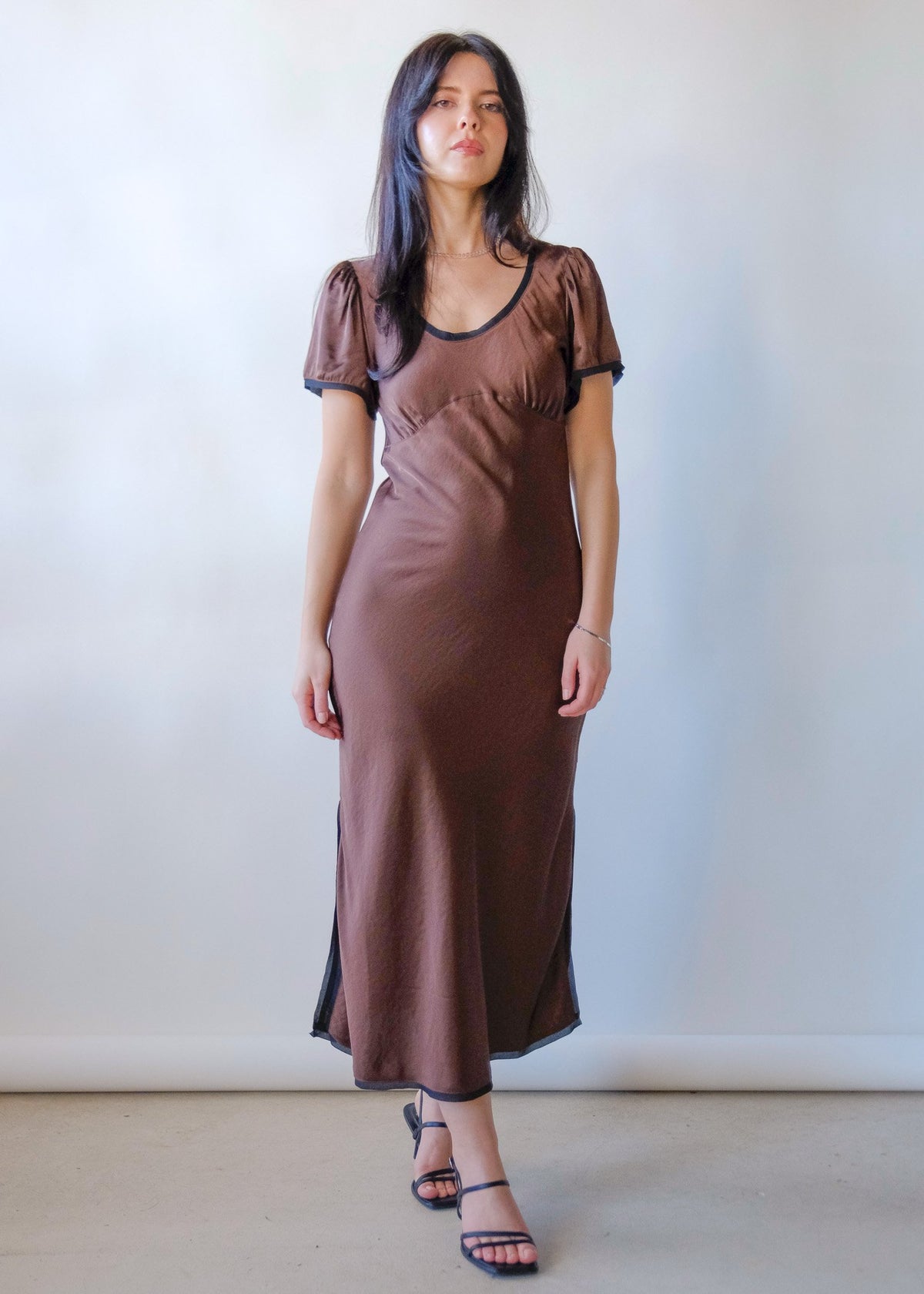 Chocolate Stephanie Dress