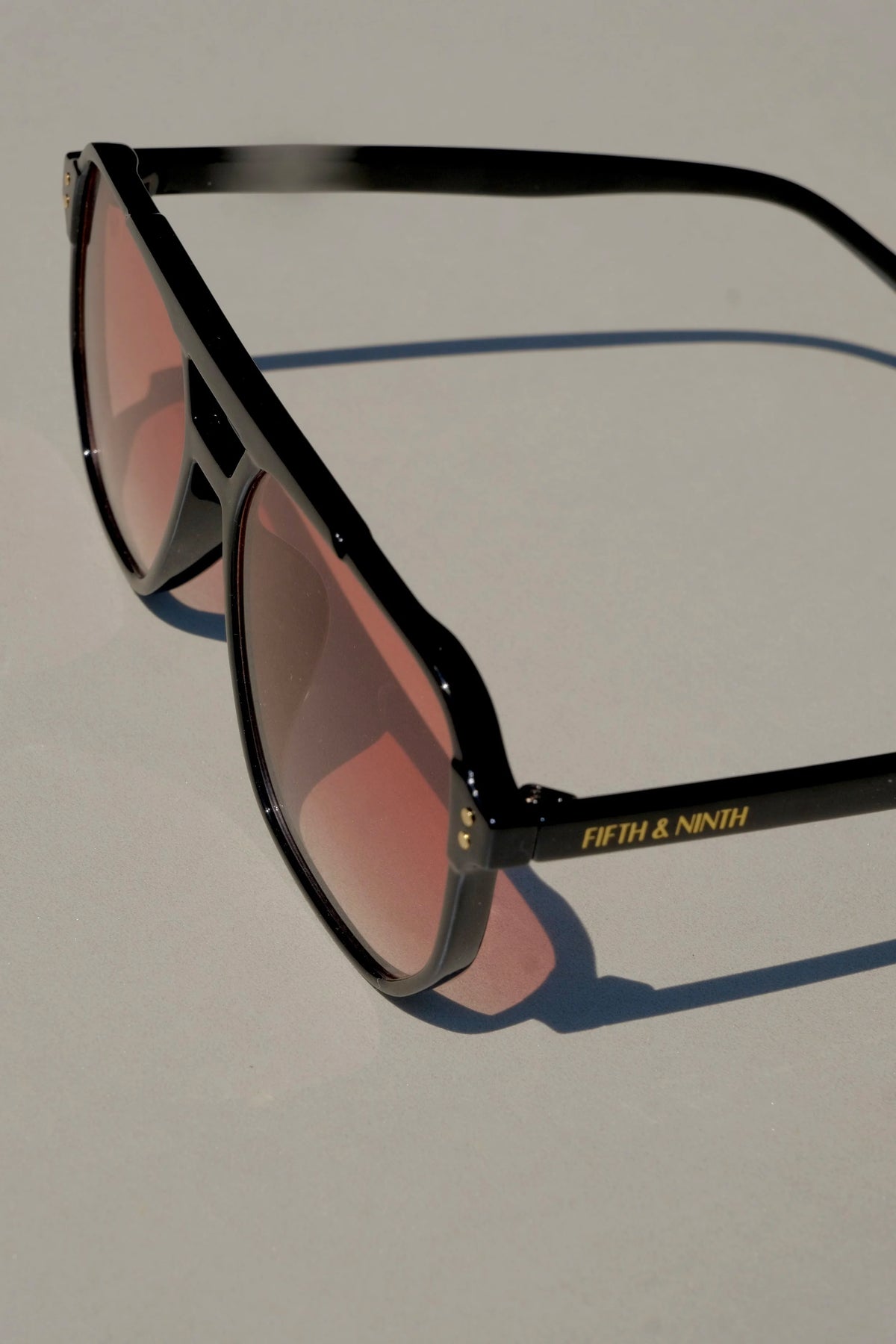 Fifth & Ninth Skye Sunglasses - Black/Rose