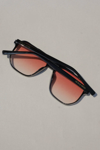 Fifth & Ninth Skye Sunglasses - Black/Rose