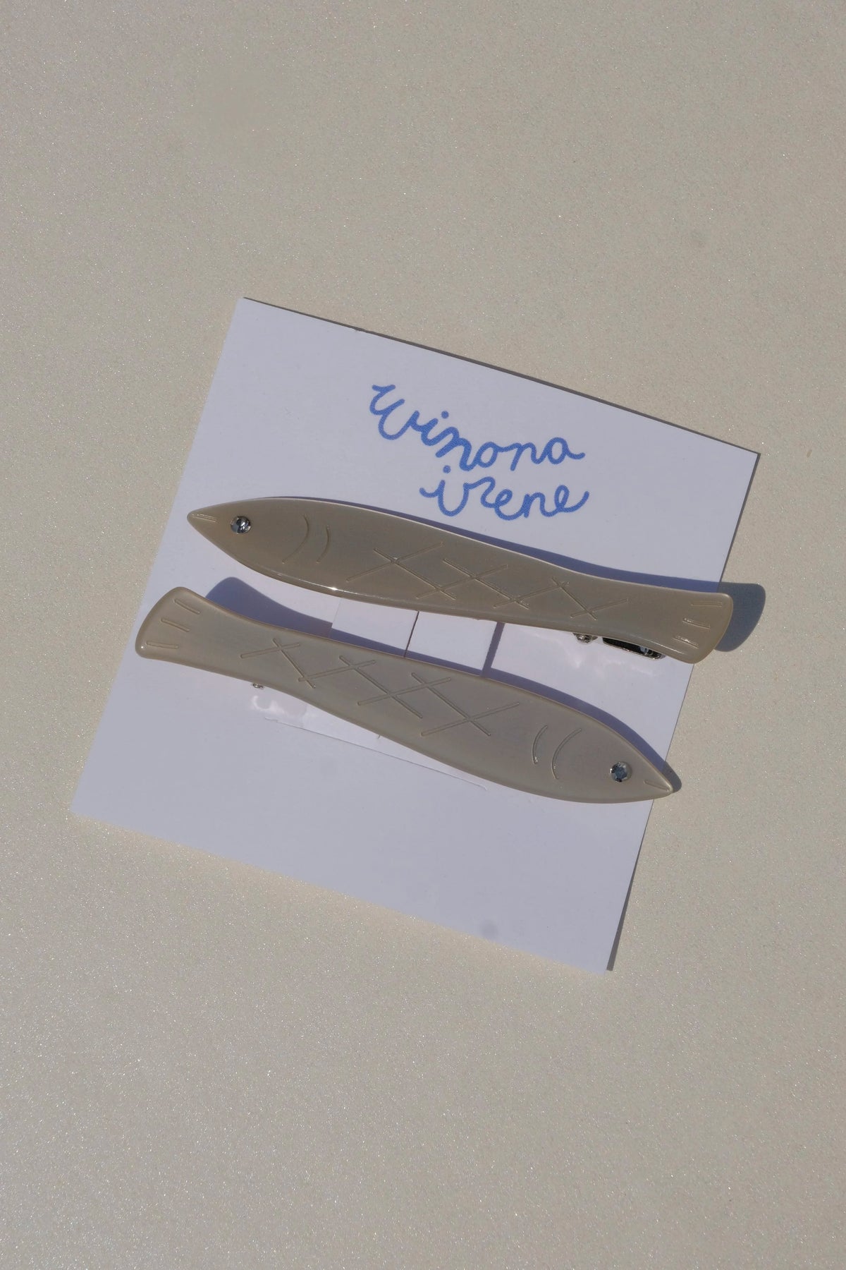 Winona Irene Fish Hair Clip Set