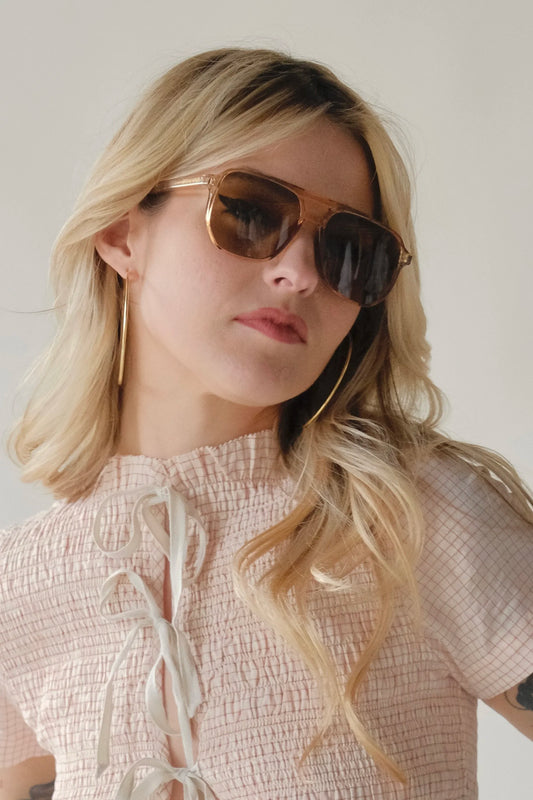 Fifth & Ninth Skye Sunglasses - Champagne